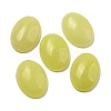 Natural Lemon Jade Cabochons G-C115-01A-16-1