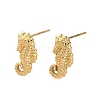 304 Stainless Steel Stud Earrings EJEW-C162-02A-G-3