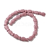 Fish Dyed Natural Lava Rock Beads Strands G-O126-01A-12-2