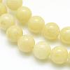 Natural Mashan Jade Round Beads Strands G-D263-8mm-XS06-2