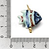 Ocean Themed Hand Painted Ceramic Porcelain Pendants PR-CBA0027-05G-04-3
