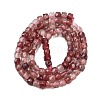 Natural Red Quartz Beads Strands G-H042-A48-02-3