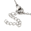 Non-Tarnish 306 Stainless Steel Pendant Necklace for Women NJEW-Q772-01P-02-3