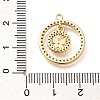 Brass Micro Pave Cubic Zirconia Pendants KK-G519-05G-03-3