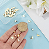 60Pcs 4 Styles Brass Beads KK-BBC0023-32-3