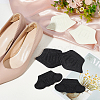 4 Pairs 4 Styles Sponge with Polyester Non-Slip Shoes Pads AJEW-FG0003-90-5