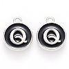 Platinum Plated Alloy Charms LS-ENAM-S118-02Q-P-1