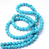 Baking Painted Glass Round Bead Strands X-DGLA-Q019-8mm-76-3