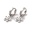 3 Pairs 3 Styles 304 Stainless Steel Rhinestone Hoop Dangle Earrings for Women EJEW-K279-10P-3