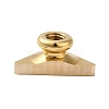 Golden Plated Triangle Shaped Wax Seal Brass Stamp Head STAM-K001-04G-05-3