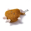 Cute Cartoon Plush Cloth Pendant Decoration HJEW-K048-01A-2