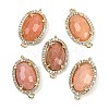 Natural Sunstone Faceted Oval Links G-B126-07G-10-1