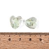 Handmade Foil Glass Beads FOIL-N029-09G-2