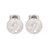 304 Stainless Steel Stud Earring Finding STAS-Z091-02P-06-1