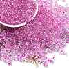 6/0 Spray Paint Glass Seed Beads SEED-H003-11J-1