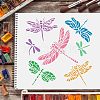 Plastic Reusable Drawing Painting Stencils Templates DIY-WH0172-231-1-6