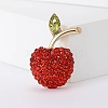 Apple Alloy Brooches JEWB-Q004-05KCG-6