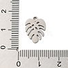 Non-Tarnish 304 Stainless Steel Charms STAS-S123-01P-06-3