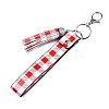 PU Leather Tassel Keychain KEYC-T006-01I-1