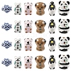 6Pcs 6 Styles Handmade Porcelain Beads PORC-YW0001-70-1