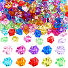 250Pcs 10 Colors Irregular-shape Acrylic Rhinestone DIY-PH0033-89-1