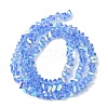 Transparent Glass Beads Strands EGLA-P061-04A-AB01-2