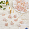 HOBBIESAY 40Pcs Natural Rose Quartz Pendants G-HY0001-43-5