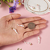 6Pcs Brass Enamel Pendants KK-SW0001-08C-6
