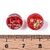 Handmade Foil Lampwork Beads LAMP-T021-31F-4