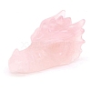 Natural Rose Quartz Ornament Home Desktop Decoration Craft PW-WG52939-15-1