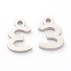 Non-Tarnish 304 Stainless Steel Charms STAS-G244-01E-2