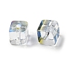 Two Tone Transparent Glass Beads X1-GLAA-NH0001-03G-2