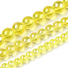 Electroplate Transparent Glass Beads Strands LS-GLAA-T032-T4mm-AB12-4