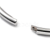 Non-Tarnish 201 Stainless Steel Hinged Bangle STAS-Z057-01A-3