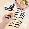 12 Sets 6 Styles Non-Woven Cake Insert Card Decoration AJEW-FG0004-06-3