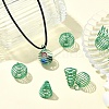 20Pcs 2 Styles Iron Spiral Bead Pendants FIND-YW0007-44-5
