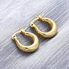 Chunky Huggie Hoop Earrings for Women EJEW-A064-11G-RS-4