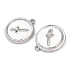 304 Stainless Steel Pendants STAS-P432-01B-P-2