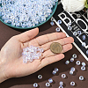 500Pcs UV Plating Acrylic Beads OACR-SP0001-85B-4