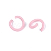 Spray Painted Iron Open Jump Rings IFIN-T017-04C-12-2