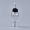 Transparent PET Plastic Empty Bottle TOOL-WH0090-02A-1