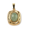 Natural Green Aventurine Pendants STAS-D209-01G-11-1