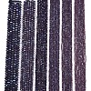 Electroplate Opaque Solid Color Glass Beads Strands EGLA-A044-P2mm-L11-2