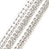 Brass Rhinestone Strass Chains CHC-T006-03-1