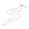 304 Stainless Steel Venetian Chains Necklaces NJEW-JN03636-02-2