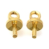 Brass Cup Pearl Peg Bails Pin Pendants KK-H506-10B-LG-1