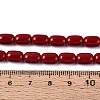 Opaque Glass Beads Strands GLAA-T028-14P-A03-3