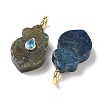 Natural Amethyst & Fluorite & Rose Quartz & Labradorite & Lapis Lazuli Pendants G-C274-01-2