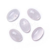 Natural Rose Quartz Cabochons G-F605E-01A-1