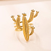 304 Stainless Steel Cuff Open Rings WG385F3-01-2